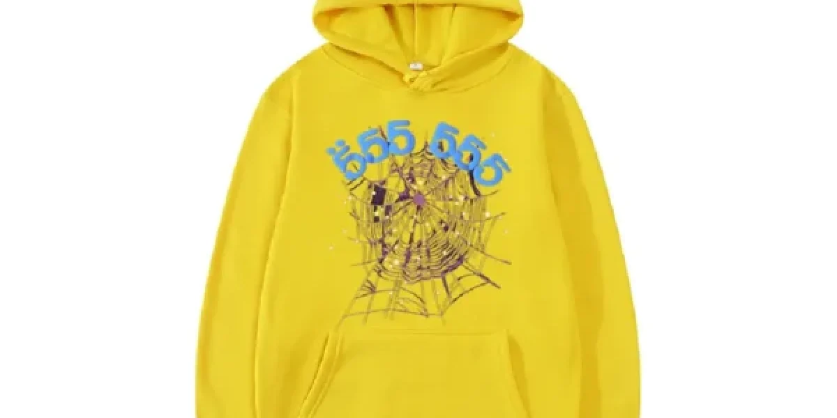 Sp5der-555555-Angel-Number-Hoodie-Men-Yellow